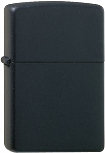 Zippo Regular Black mat inclusief graveren